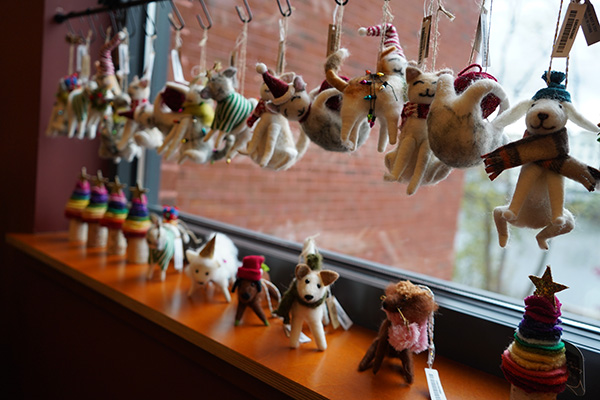 The Holiday shop is now open at the Westport Library in Westport Connecticut