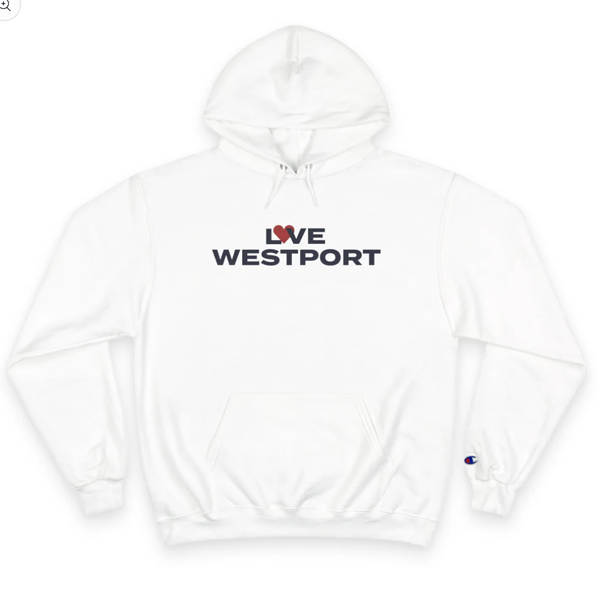 Westport Connecticut hoodie sweatshirt // Westport Connecticut gifts and merch 