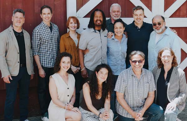 The cast of “Agatha Christie’s The Murder of Roger Ackroyd” - Top row, from left: Mark Silence, Joe Delafield, Erin Noel Grennan, Allen Gilmore, Tom Hewitt, Nicole Shalhoub, John Rapson, Richard Ruiz Henry. Bottom row: Shereen Ahmed, Katy Tang, Anthony Cochrane, Karen Ziemba. Photo by Kelsey McFarland
