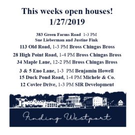 Westport Open house list