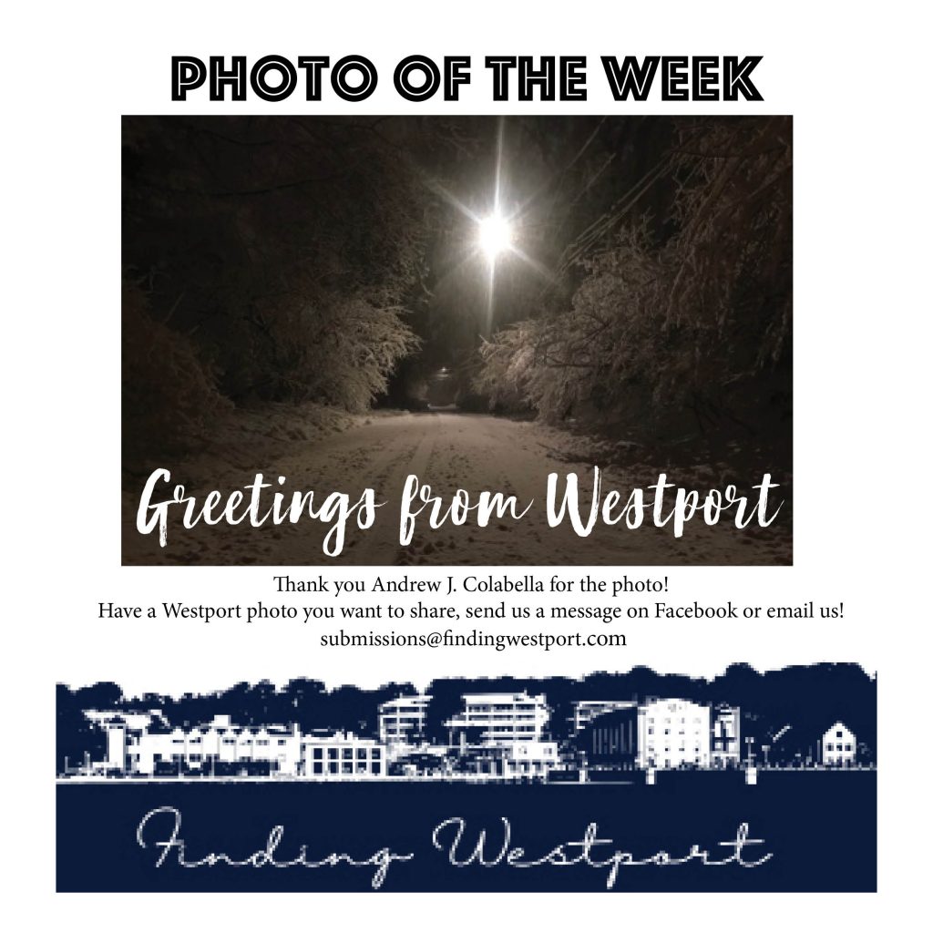 photo of the week, snow, westport, connecticut