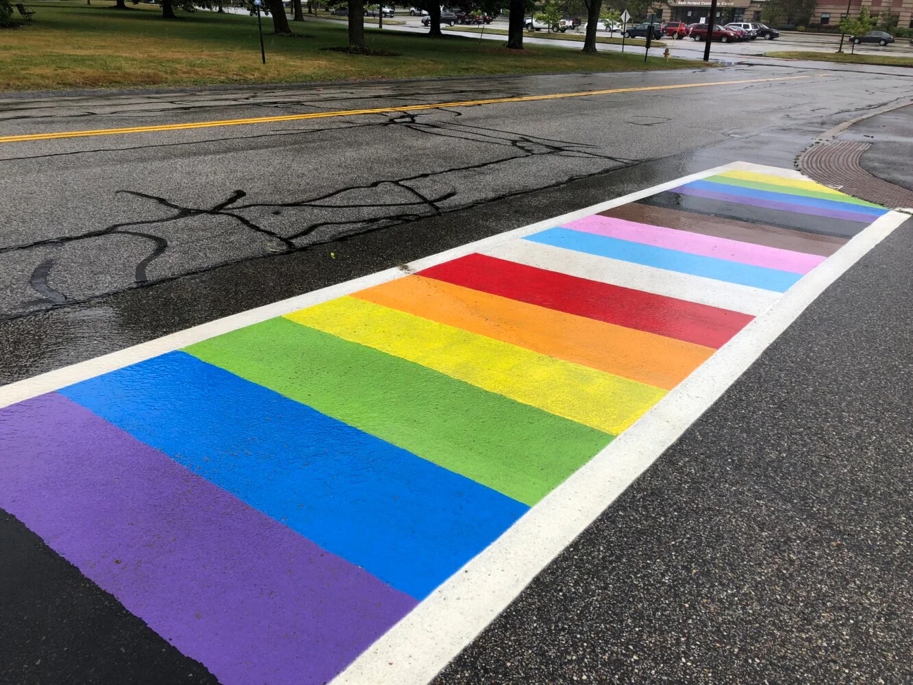 Board Of Selectwomen Approves Permanent Rainbow Crosswalk In Downtown ...